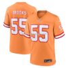 NFL305382G04-686a82 Mens Nike Derrick Brooks Orange Tampa Bay Buccaneers Throwback Game Jersey