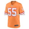 NFL305382G05-ca09fb Mens Nike Derrick Brooks Orange Tampa Bay Buccaneers Throwback Game Jersey