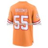 NFL305382G06-a1fb94 Mens Nike Derrick Brooks Orange Tampa Bay Buccaneers Throwback Game Jersey