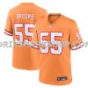 NFL305382M01-5f5c0b Mens Nike Derrick Brooks Orange Tampa Bay Buccaneers Throwback Game Jersey
