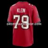 Mens Nike Elijah Klein Red Tampa Bay Buccaneers Game Jersey
