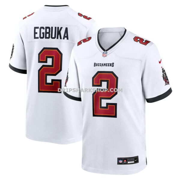 Mens Nike Emeka Egbuka White Tampa Bay Buccaneers Game Jersey