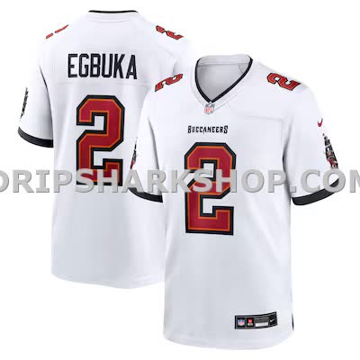 Mens Nike Emeka Egbuka White Tampa Bay Buccaneers Game Jersey