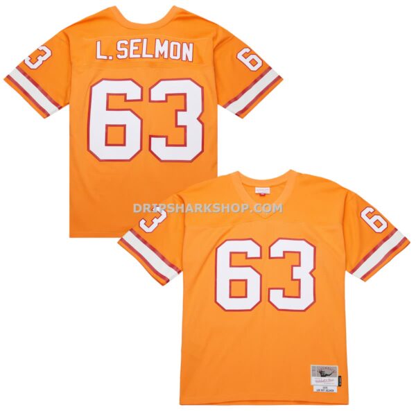 Mens Mitchell And Ness Lee Roy Selmon Orange Tampa Bay Buccaneers 1976 Legacy Replica Jersey