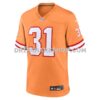 Mens Nike Antoine Winfield Jr Orange Tampa Bay Buccaneers Throwback Game Jersey