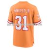 Mens Nike Antoine Winfield Jr Orange Tampa Bay Buccaneers Throwback Game Jersey