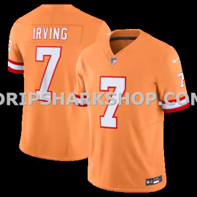 Mens Nike Bucky Irving Orange Tampa Bay Buccaneers Alternate 2 Throwback Vapor Fuse Limited Jersey