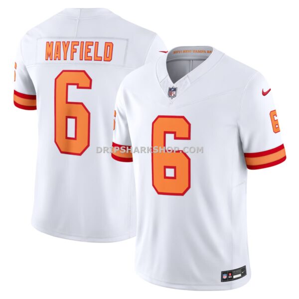 Mens Nike Baker Mayfield White 76 Tampa Bay Buccaneers Vapor Fuse Player Limited Jersey