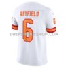 Mens Nike Baker Mayfield White 76 Tampa Bay Buccaneers Vapor Fuse Player Limited Jersey