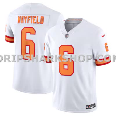 Mens Nike Baker Mayfield White 76 Tampa Bay Buccaneers Vapor Fuse Player Limited Jersey