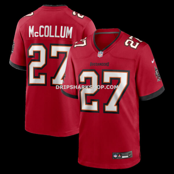 Mens Nike Zyon Mccollum Red Tampa Bay Buccaneers Game Player Jersey