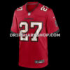 Mens Nike Zyon Mccollum Red Tampa Bay Buccaneers Game Player Jersey