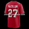 Mens Nike Zyon Mccollum Red Tampa Bay Buccaneers Game Player Jersey