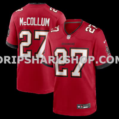 Mens Nike Zyon Mccollum Red Tampa Bay Buccaneers Game Player Jersey
