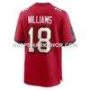 Mens Nike Josh Williams Red Tampa Bay Buccaneers Team Game Jersey