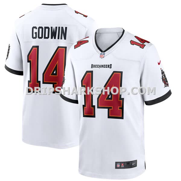 Mens Nike Chris Godwin White Tampa Bay Buccaneers Game Jersey Pi3761000