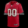 Mens Nike Red Tampa Bay Buccaneers Team Custom Game Jersey