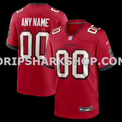 Mens Nike Red Tampa Bay Buccaneers Team Custom Game Jersey