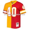 Mens Mitchell And Ness Mike Alstott Orange Red Tampa Bay Buccaneers 1996 Split Legacy Replica Jersey Pi5003000