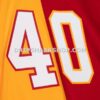 Mens Mitchell And Ness Mike Alstott Orange Red Tampa Bay Buccaneers 1996 Split Legacy Replica Jersey Pi5003000