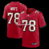 Mens Nike Tristan Wirfs Red Tampa Bay Buccaneers Game Jersey
