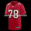 Mens Nike Tristan Wirfs Red Tampa Bay Buccaneers Game Jersey