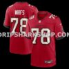 Mens Nike Tristan Wirfs Red Tampa Bay Buccaneers Game Jersey