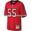 Mens Mitchell And Ness Derrick Brooks Red Tampa Bay Buccaneers Legacy Replica Jersey Pi3610000