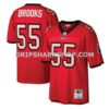 Mens Mitchell And Ness Derrick Brooks Red Tampa Bay Buccaneers Legacy Replica Jersey Pi3610000