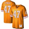 Mens Mitchell And Ness John Lynch Orange Tampa Bay Buccaneers Big And Tall 1995 Legacy Retired Player Jersey