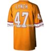 Mens Mitchell And Ness John Lynch Orange Tampa Bay Buccaneers Big And Tall 1995 Legacy Retired Player Jersey