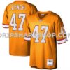 Mens Mitchell And Ness John Lynch Orange Tampa Bay Buccaneers Big And Tall 1995 Legacy Retired Player Jersey
