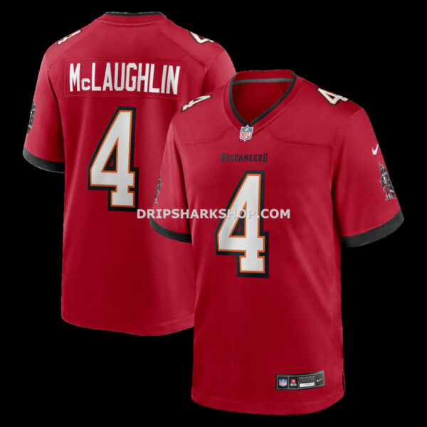 Mens Nike Chase Mclaughlin Red Tampa Bay Buccaneers Game Player Jersey