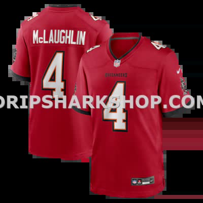 Mens Nike Chase Mclaughlin Red Tampa Bay Buccaneers Game Player Jersey