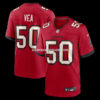Mens Nike Vita Vea Red Tampa Bay Buccaneers Game Jersey