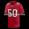 Mens Nike Vita Vea Red Tampa Bay Buccaneers Game Jersey