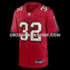Mens Nike James Wilder Red Tampa Bay Buccaneers Game Retired Player Jersey