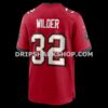 Mens Nike James Wilder Red Tampa Bay Buccaneers Game Retired Player Jersey