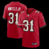 Mens Nike Antoine Winfield Jr Red Tampa Bay Buccaneers Game Jersey