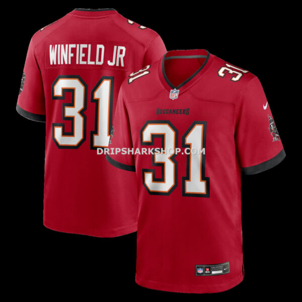 Mens Nike Antoine Winfield Jr Red Tampa Bay Buccaneers Game Jersey
