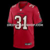 Mens Nike Antoine Winfield Jr Red Tampa Bay Buccaneers Game Jersey