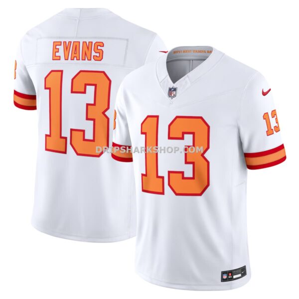 Mens Nike Mike Evans White 76 Tampa Bay Buccaneers Vapor Fuse Player Limited Jersey