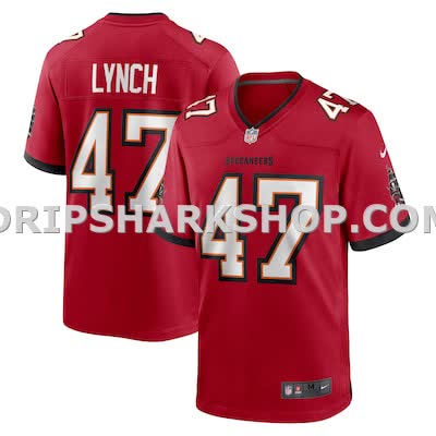 Mens Nike John Lynch Red Tampa Bay Buccaneers Retired Player Game Jersey