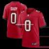 Mens Nike Yaya Diaby Red Tampa Bay Buccaneers Game Jersey