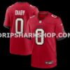 Mens Nike Yaya Diaby Red Tampa Bay Buccaneers Game Jersey