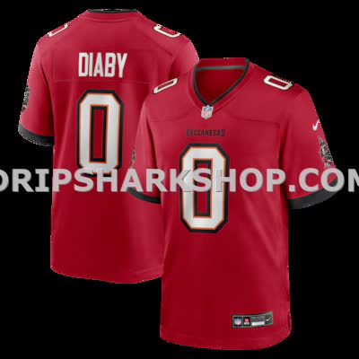 Mens Nike Yaya Diaby Red Tampa Bay Buccaneers Game Jersey