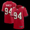 Mens Nike Calijah Kancey Red Tampa Bay Buccaneers Game Jersey