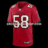 Mens Nike Markees Watts Red Tampa Bay Buccaneers Game Jersey