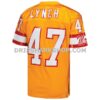 Mens Mitchell And Ness John Lynch Orange Tampa Bay Buccaneers 1993 Authentic Throwback Retired Player Jersey