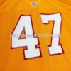 Mens Mitchell And Ness John Lynch Orange Tampa Bay Buccaneers 1993 Authentic Throwback Retired Player Jersey